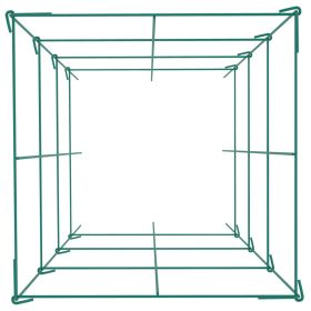 VEVOR Tomato Cages, 14.6" x 14.6" x 39.4", 3 Packs Tomato Cages for Garden, Square Plant Support Cages Heavy Duty