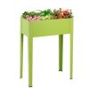 24.5 x 12.5 Inch Outdoor Elevated Garden Plant Flower Bed