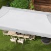Outsunny 10' x 20' Pop Up Canopy Tent, Instant Sun Shelter with 3-Level Adjustable Height