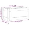 Garden Planters 2 pcs Impregnated Wood Pine