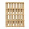 Outsunny 4 Box Raised Garden Bed with Trellis for Vine Flowers & Climbing Plants, 31.5" Tall Wall-Mounted Wood Planter Box Set with Adjustable Height