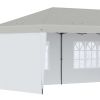 Outsunny 10' x 20' Pop Up Canopy Tent with 4 Sidewalls, Heavy Duty Tents for Parties, Outdoor Instant Gazebo with Carry Bag, for Outdoor, Garden