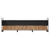 VEVOR 12.7FT Outdoor Firewood Rack with Cover, 152x14.2x46.1in,Heavy Duty Firewood Holder & 600D Oxford Waterproof Cover for Fireplace, Patio