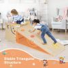 Wooden Climbing Toy Triangle Climber Set with Seesaw