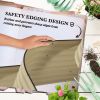 Outsunny 3-Tier Galvanized Steel Raised Garden Bed Kit, 62.25" x 43" x 32.25", 3 Combining Planter Boxes with Rubber Strip Edging