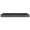 Garden Raised Bed with Liner Gray 94.5"x47.2"x9.8" Solid Wood Fir