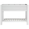 Garden Raised Bed White 43.3"x17.7"x31.1" Polypropylene