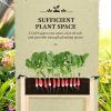 Outsunny Raised Garden Bed with Legs, 34" x 18" x 30", Elevated Wooden Planter Box, Self-Draining with Bed Liner for Vegetables, Herbs