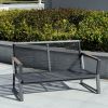 4 Piece Patio Furniture Set, Aluminum Conversation Set, Outdoor Garden Sofa Set with Armchairs, Loveseat, Center Coffee Table and Cushions