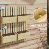 Outsunny 4 Box Raised Garden Bed with Trellis for Vine Flowers & Climbing Plants, 31.5" Tall Wall-Mounted Wood Planter Box Set with Adjustable Height