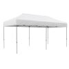 Outsunny 10' x 20' Pop Up Canopy Tent, Instant Sun Shelter with 3-Level Adjustable Height