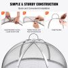 VEVOR Firepit Spark Screen Lid, 36" Diameter, Outdoor Firepit Ring Cover Round Accessories, Fire Pit Metal Cover