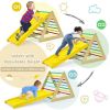 3 in 1 Wooden Set of 2 Triangle Climber with Ramp for Slid