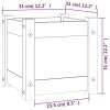 Garden Planters 2 pcs 12.2"x12.2"x12.2" Solid Wood Pine