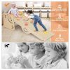Wooden Climbing Toy Triangle Climber Set with Seesaw