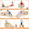 Wooden Climbing Toy Triangle Climber Set with Seesaw