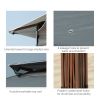 Outsunny 11' x 11' Pop Up Canopy, Outdoor Patio Gazebo Shelter with Removable Zipper Netting