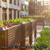 SOGA 120cm Raised Planter Box Vegetable Herb Flower Outdoor Plastic Plants Garden Bed Deepen