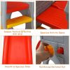 5 in 1 Toddler Climber Slide Playset with Basketball Hoop and Telescope