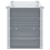 Garden Raised Bed Galvanized Steel 39.4"x15.7"x17.7" Gray