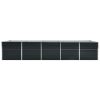 Garden Raised Bed Galvanized Steel 157.5"x31.5"x30.3" Anthracite