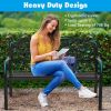 Garden Bench with Elegant Bronze Finish and Durable Metal Frame